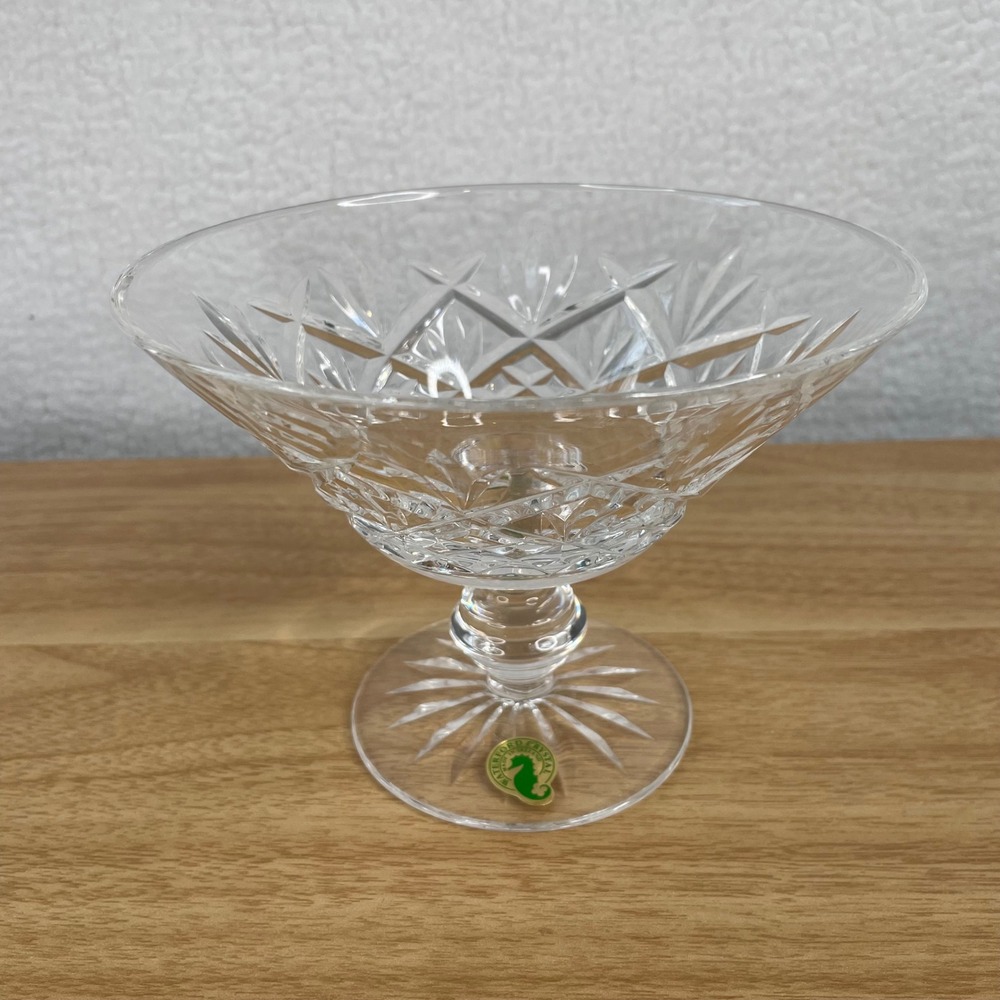 Waterford Crystal Lismore Footed Dessert Bowl 6 Inch Made in Ireland Glassware‎